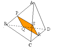 tetrahedron ABCD.