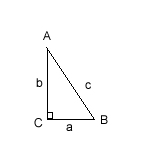 Triangle with points A B C