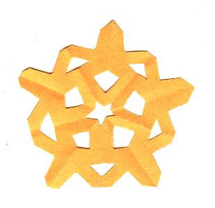 Unfolded snowflake