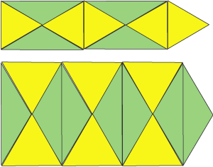 repeating patterns from the triangles