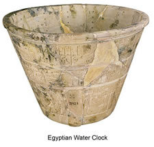 Egyptian water clock