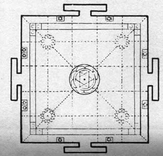 Yantra from a Hindu Temple