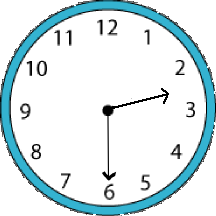 clock at 2.30