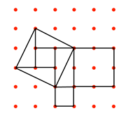 Pythagoras 2 on 6x6 dots