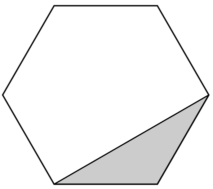 Triangle in the corner