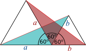 Two equilateral triangles