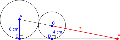 Circles on a triangle