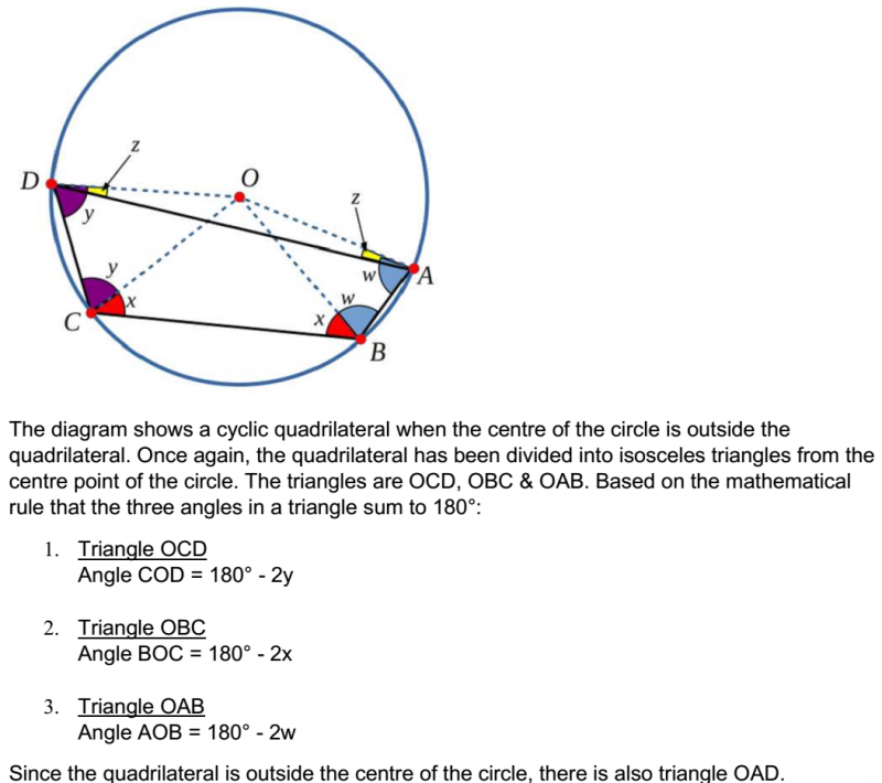 Cyclic Quadrilaterals Proof