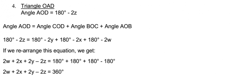 Cyclic Quadrilaterals Proof