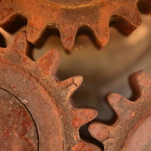 rusty gears