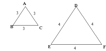 Equilateral Areas Equilateral Areas