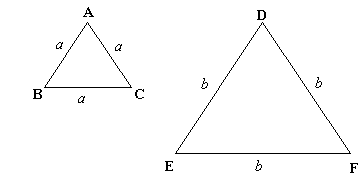 Equilateral Areas Equilateral Areas