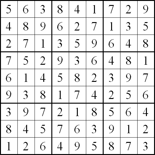 Quadruple Clue Sudoku Quadruple Clue Sudoku