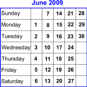 Today's date - 01/06/2009 Today's date - 01/06/2009