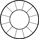 blank circle.