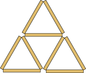 Four triangles.
