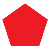 Red pentagon