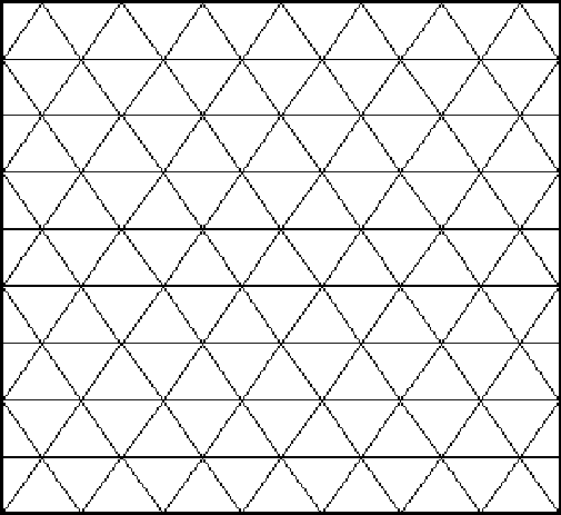Isometric grid paper.