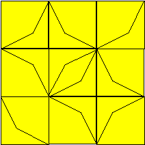 Grid of 9 squares, with patterns.