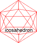 Icosahedron.