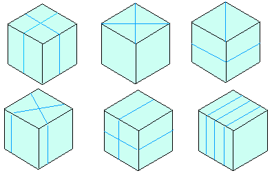 6 cubes
