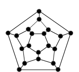 Schlegel graph for dodecahedron