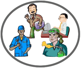 Image of a Teacher, Welder, Mechanic and Computer Programmer