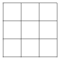 Square grid formed from 9 smaller squares