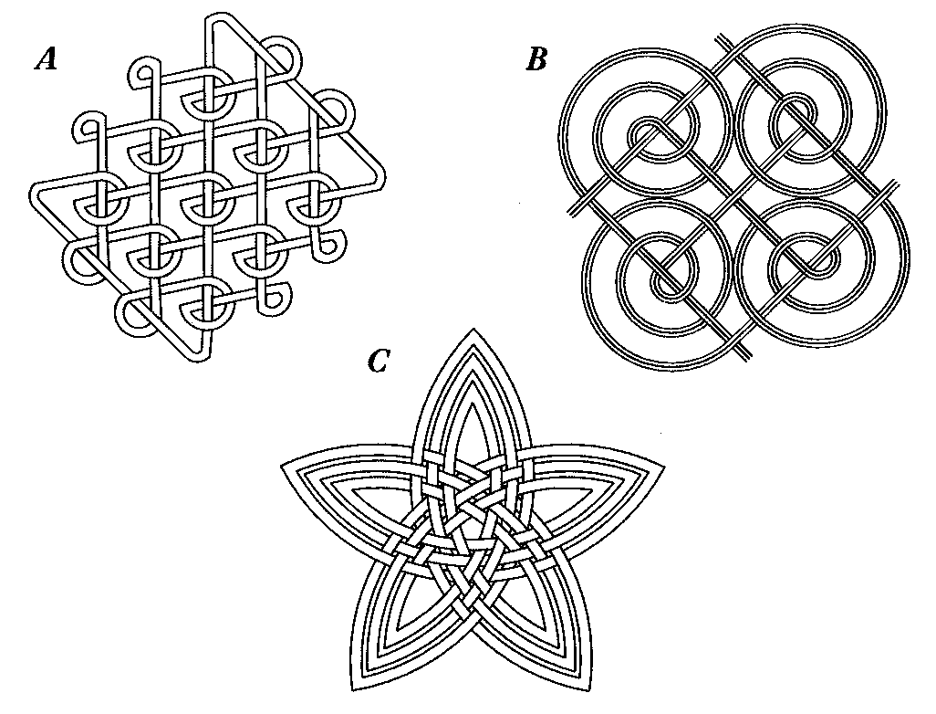 Кельтский узел схема плетения