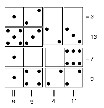 An example domino square