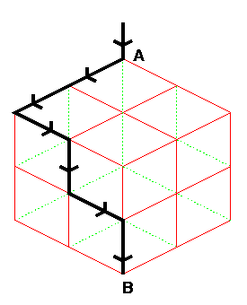 Cube Paths diagram