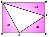 rectangle with triangle inside
