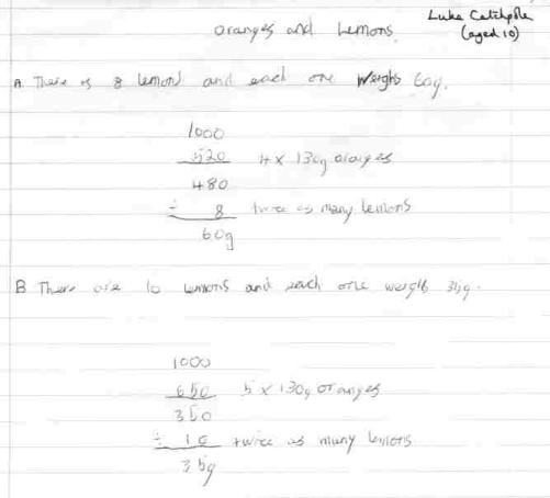 Luke' calculations.