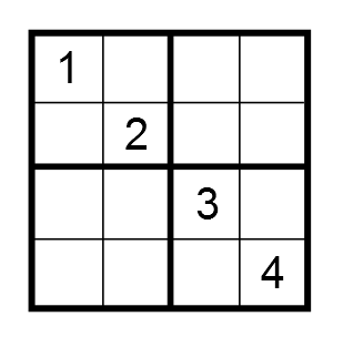 Mini-sudoku