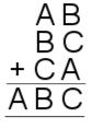 AB+BC+CA=ABC