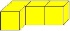 four yellow cubes