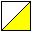square divided into 2 diagonally