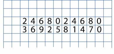 units of two and three times tables