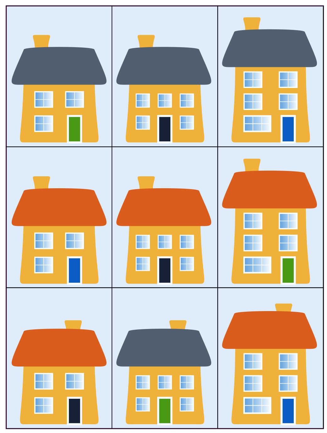 nine houses