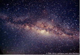 Milky Way from earth