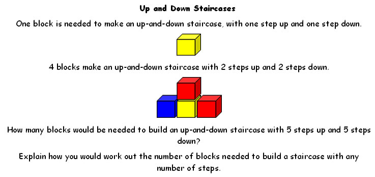 Up and down staircases