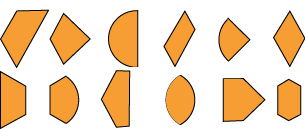 overlap shapes