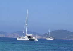 boats on a lake