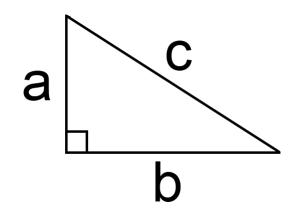 right-angled triangle