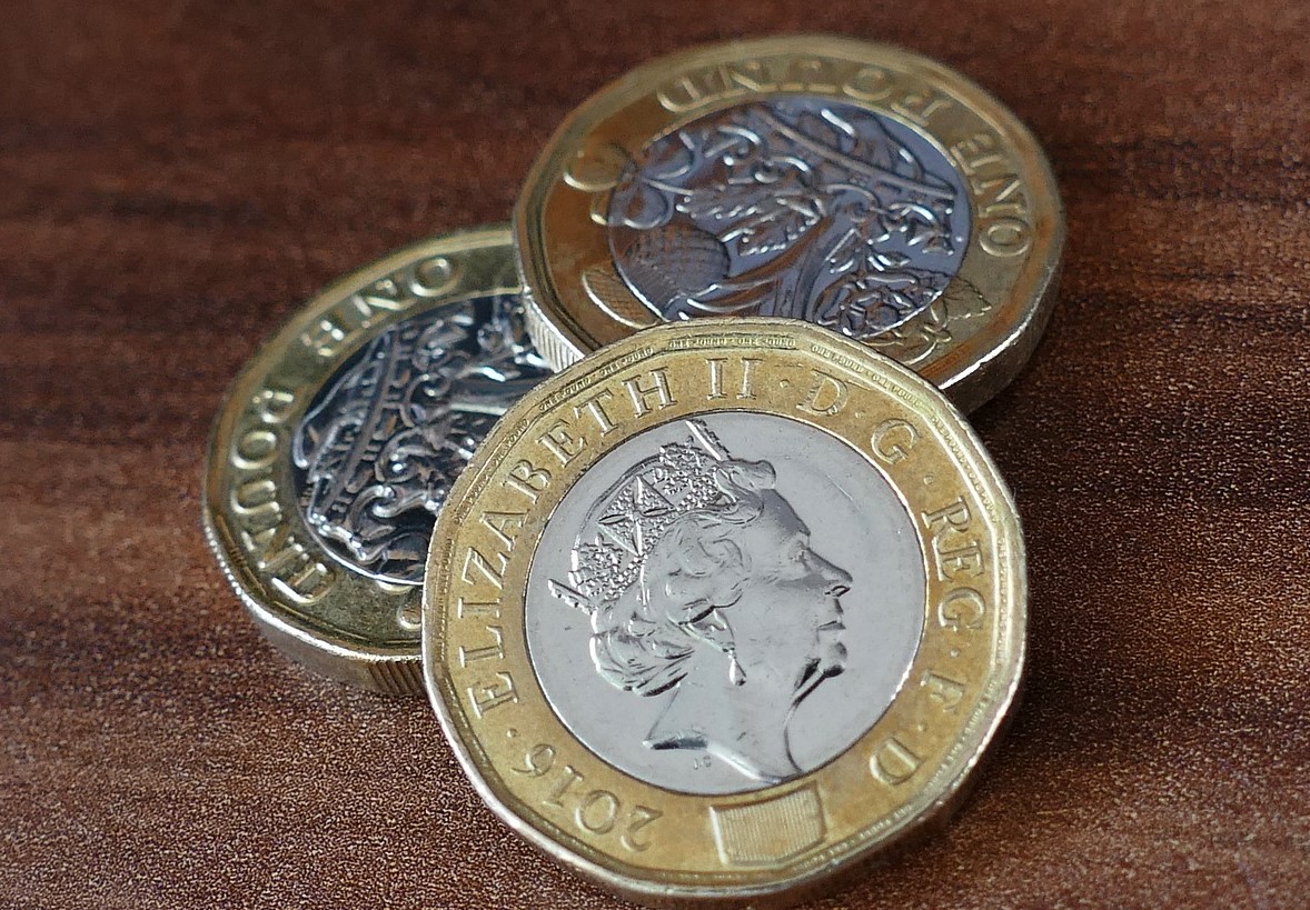 Three pound coins