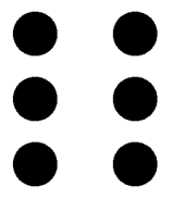 Six spot domino icon