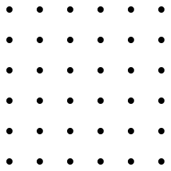 Square dotty grid icon