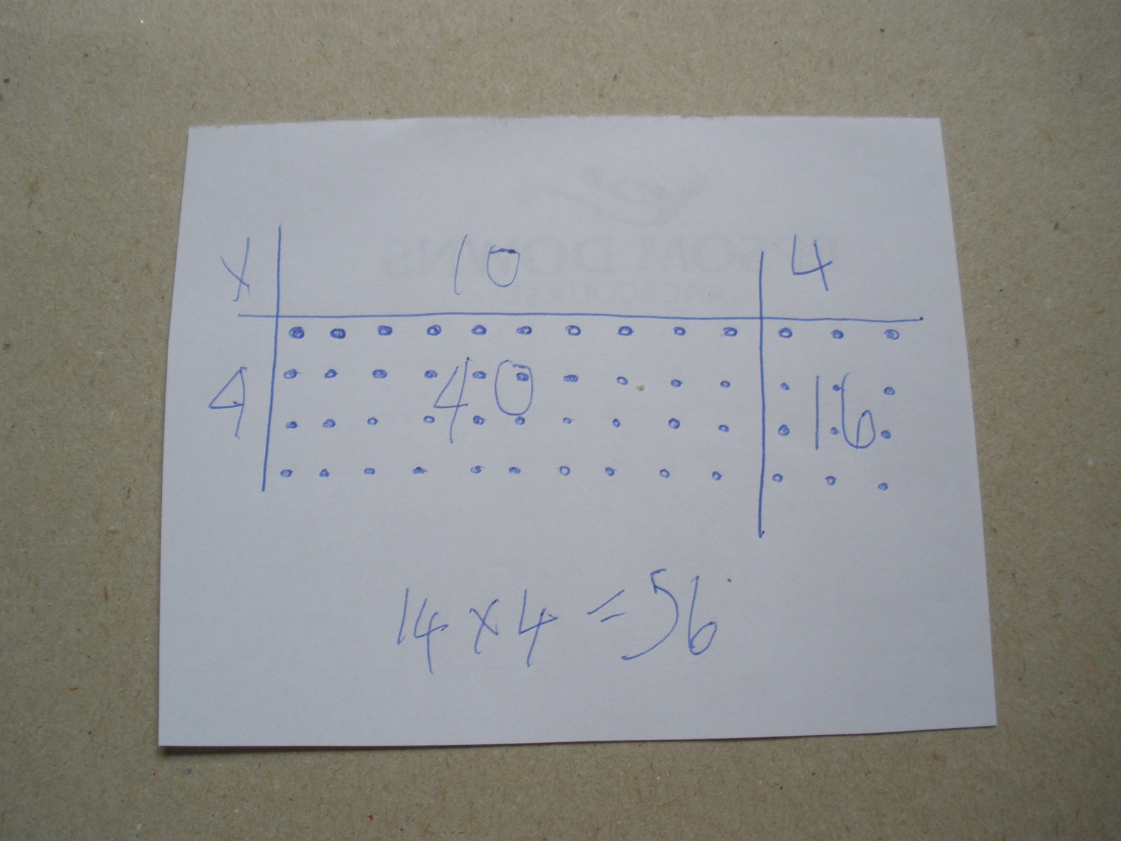 Draw An Array That Shows 7 Rows Of 2