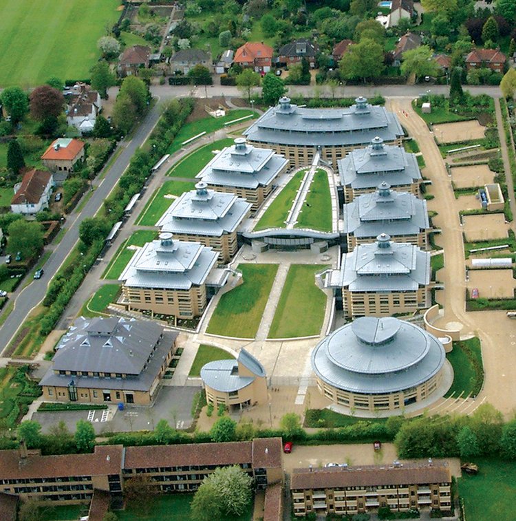 Centre for Mathematical Sciences from the air