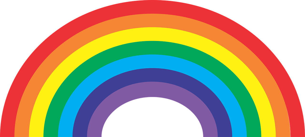 A rainbow indicating a job well done